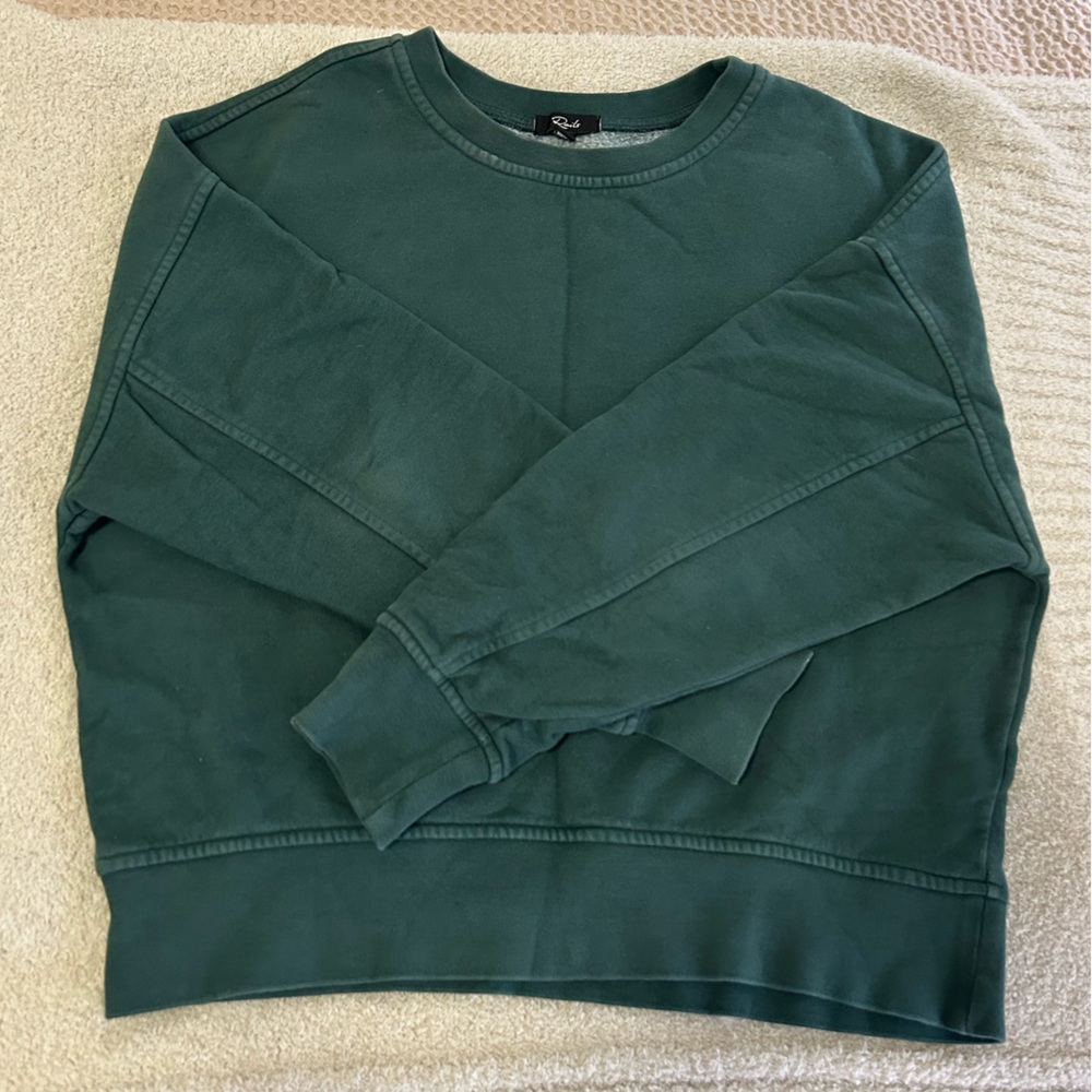 Rails Alice Cotton Blend Sweatshirt in Green